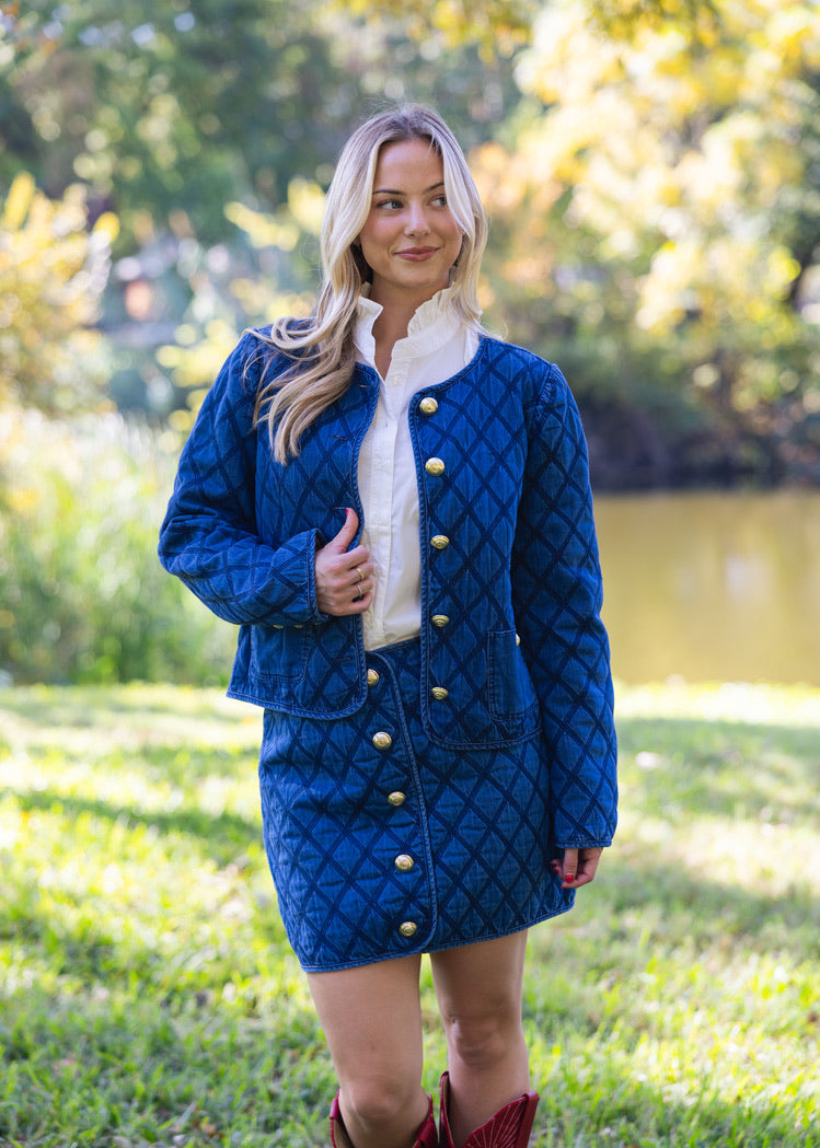 Denim Stitch Novelty Jacket