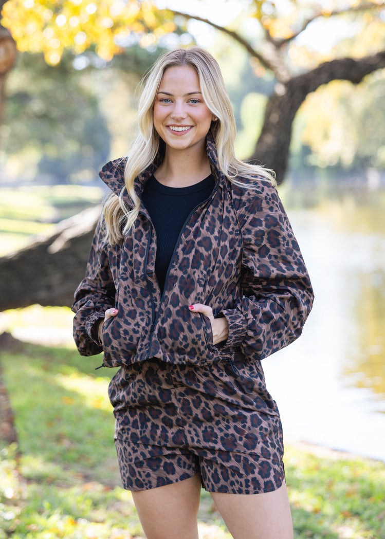 Leopard Kourt Performance Jacket