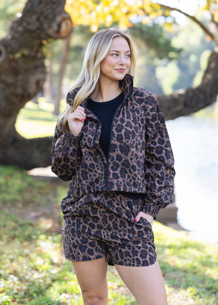 Leopard Kourt Performance Jacket