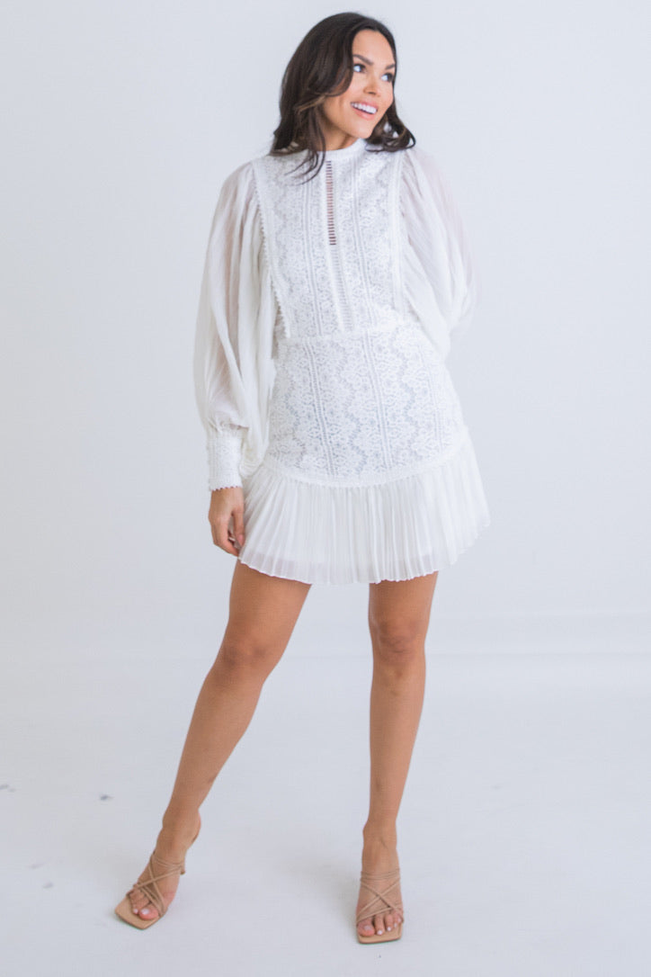 Chiffon Crochet Dress