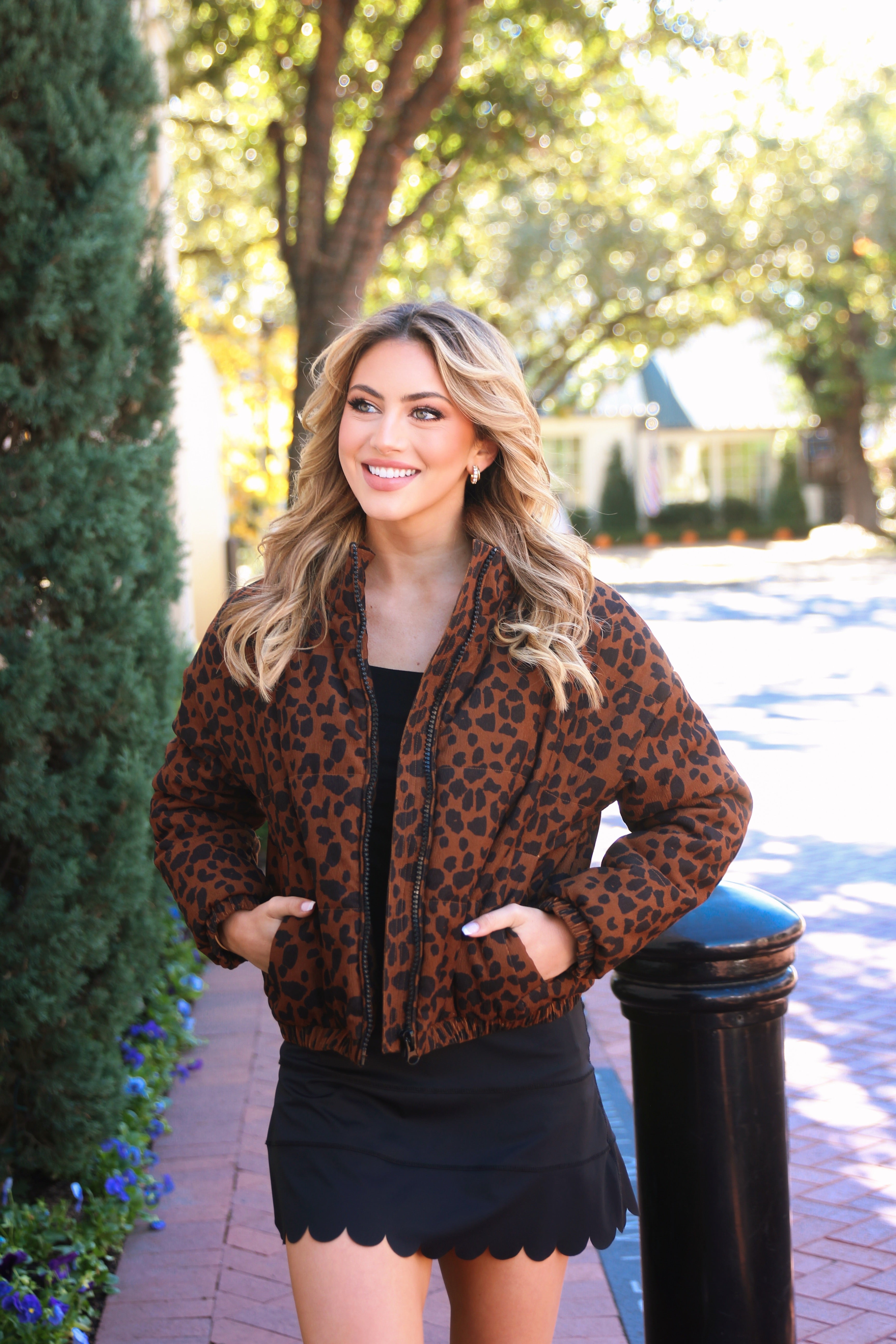 Leopard Puffer Jacket