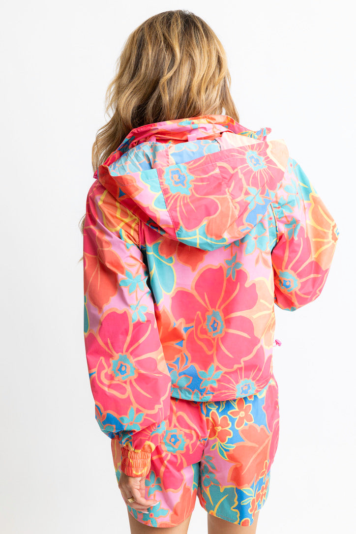 Floral Wind Breaker Jacket