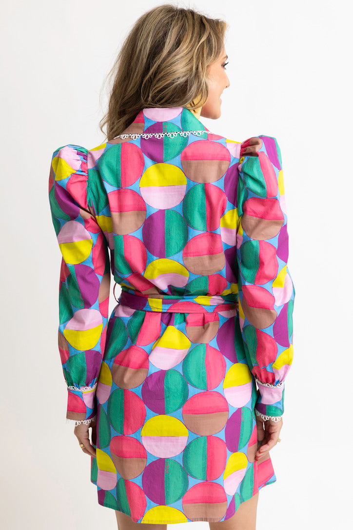 Modern Pop Shirt Dress