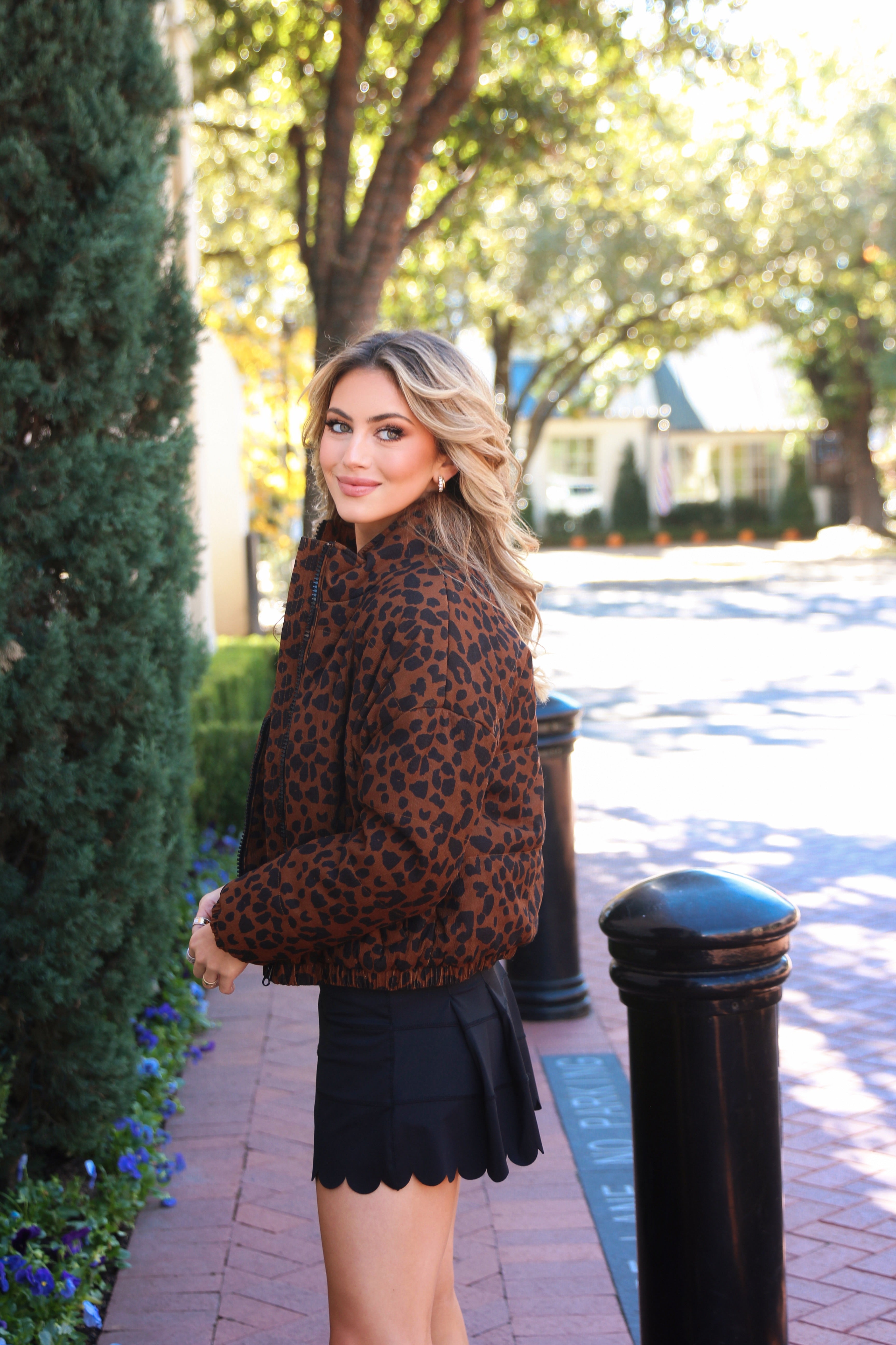 Leopard Puffer Jacket