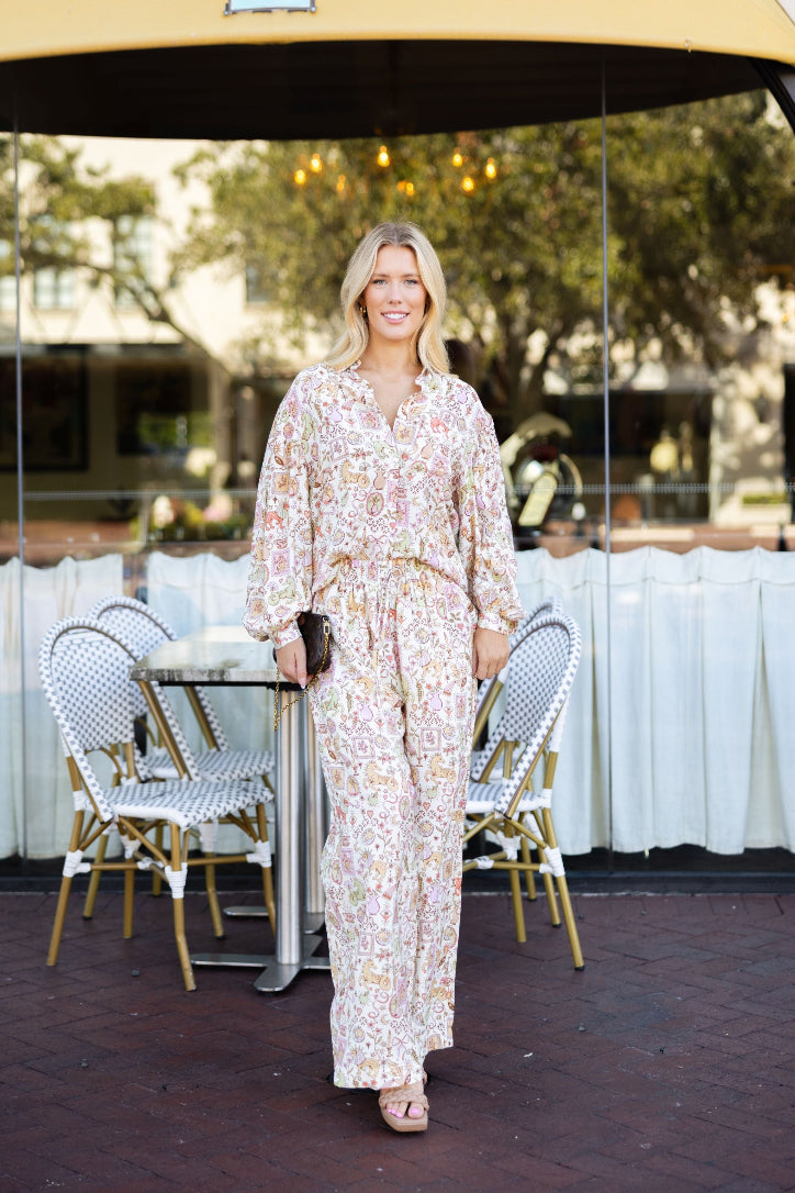 Magical Storybook Button Up Top