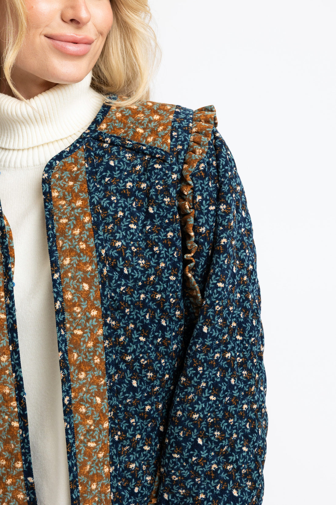 Floral Vintage Cord Novelty Jacket